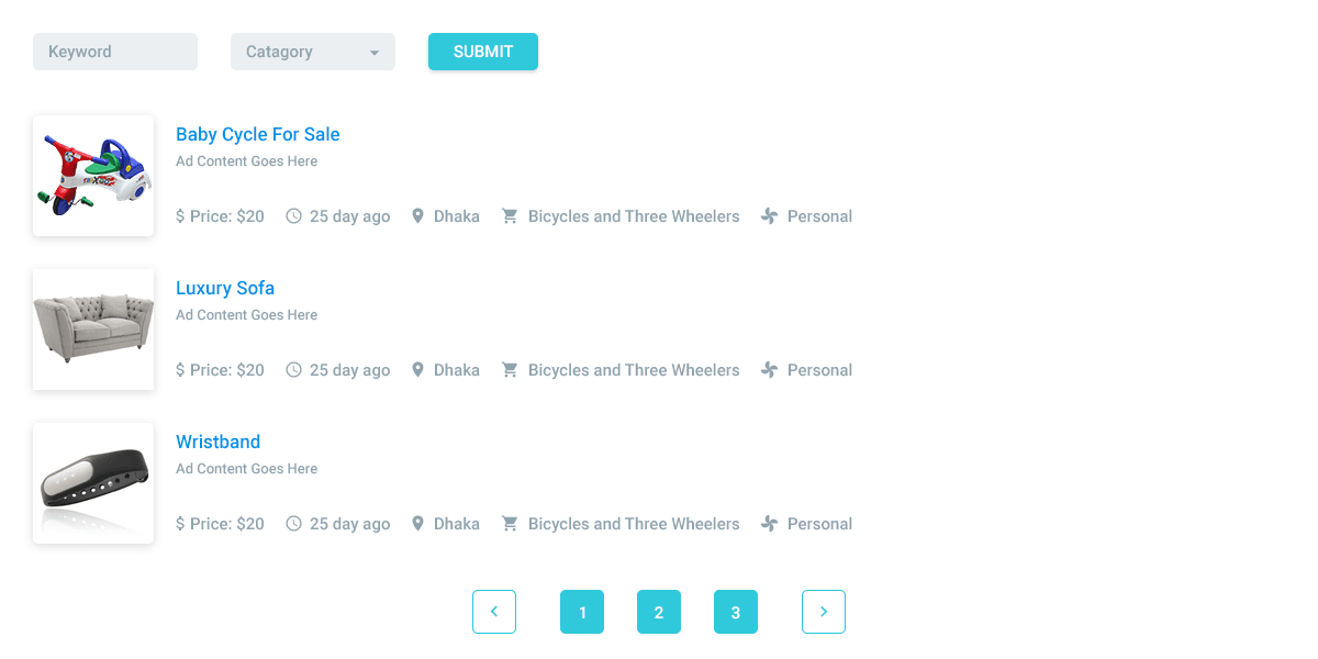 classified Plugin Wordpress